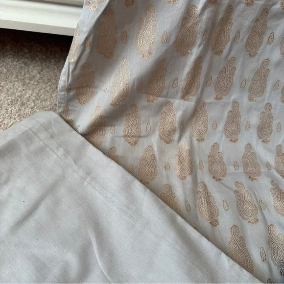 Pakistani 3piece banarsi lawn dress - Picture 7 of 7